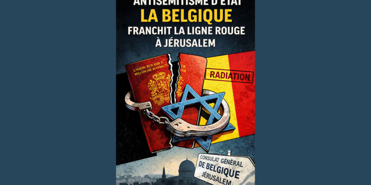 Quand la Belgique franchit la ligne rouge à Jérusalem – De la sanction consulaire à l’antisémitisme d’État