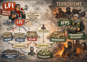 Comment financer sans “financer” : la mécanique LFI–AFPS du terrorisme en zone grise