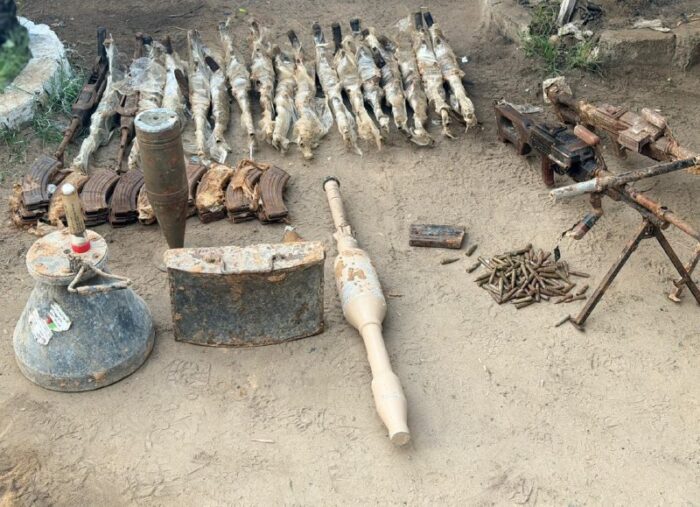 ניצן שפיראנשקים, RPG ומטענים: כוחות צה"ל איתרו אתמול מצבור אמל"ח ברפיח. הנשק אותר במסגרת פעילות להשמדת מנהרות ולטיהור מר...