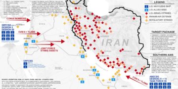 Alors que les clowns des médias français disent que l&rsquo;Iran va écraser les Etats-Unis, voici la répartition des moyens américains