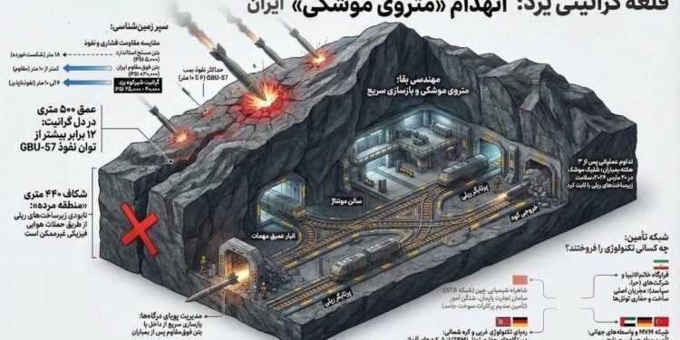 Sous 500 mètres de granit : comment l’Iran protège son arsenal de missiles contre les frappes occidentales