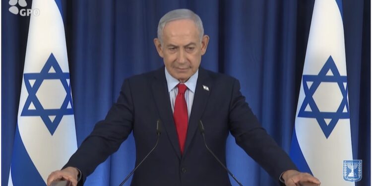 Déclaration de Benjamin Netanyahou à la presse étrangère