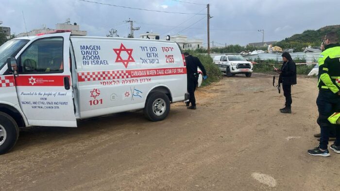 שרון קנובליךגבר בן 30 נורה למוות בעיר טירה. צילום: תיעוד מבצעי מד"א@N12chat...