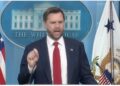 JD Vance diffuse des propos mensongers sur Israël