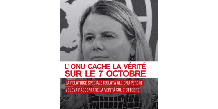 Elle a vu les victimes du 7 octobre : une experte de l’ONU raconte les pressions pour faire taire son rapport