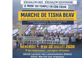 9 Av : Israel Is Forever organise une marche autour des remparts